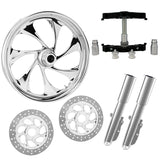 RC Components 23" Wheel Tire Rotor w/ Raked Triple Trees Lowers & Sliders