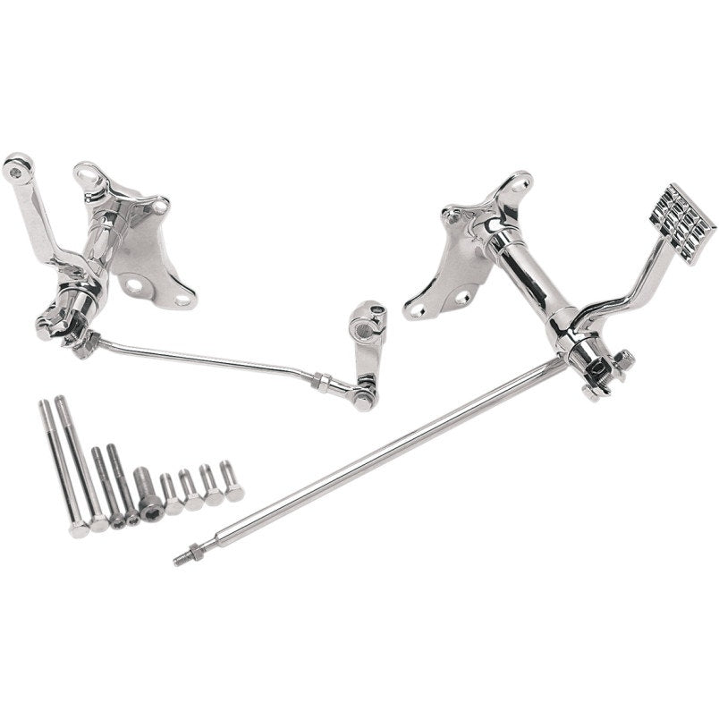 Drag DS-243528 Chrome Forward Controls Set for Harley XL Sportster L 87-03