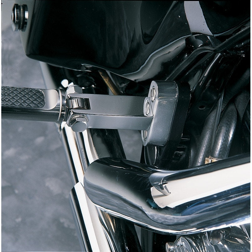 Drag Chrome Passenger Floorboard to Peg Conversion Mounts Harley Touring FLH/T