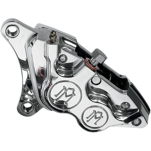 Performance Machine Chrome 11.5"  Front 4 Piston Caliper Left Side for Harley
