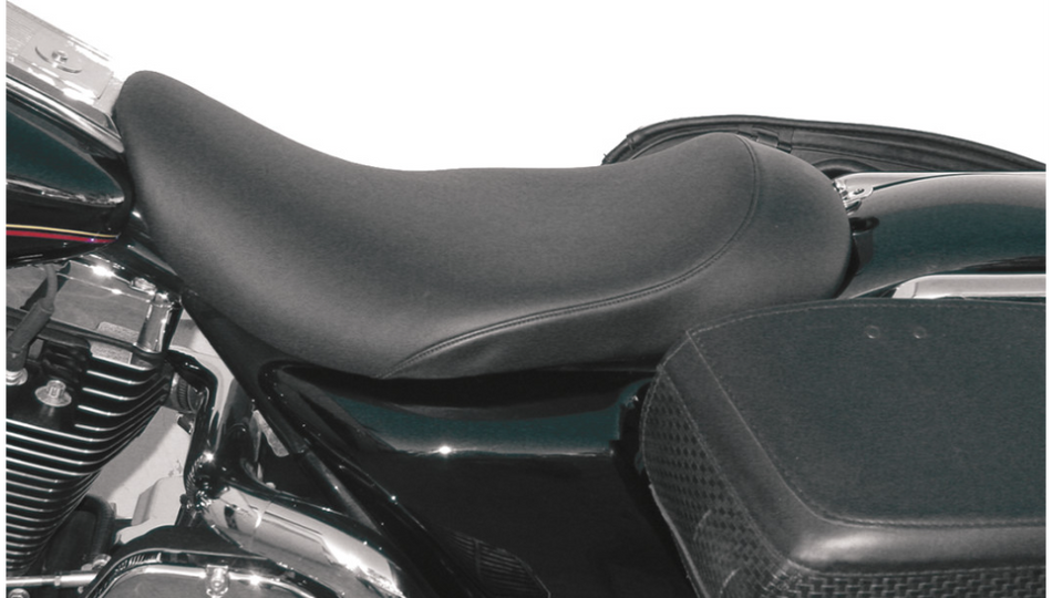 Danny Gray Weekday Solo Harley Seat Black Plain Smooth for 99-07