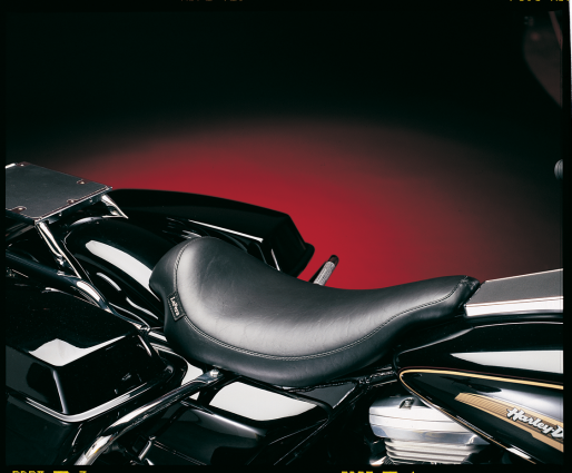Le Pera L-857 Low Profile Silhouette Smooth Solo Seat for Harley FLH/T 91-96