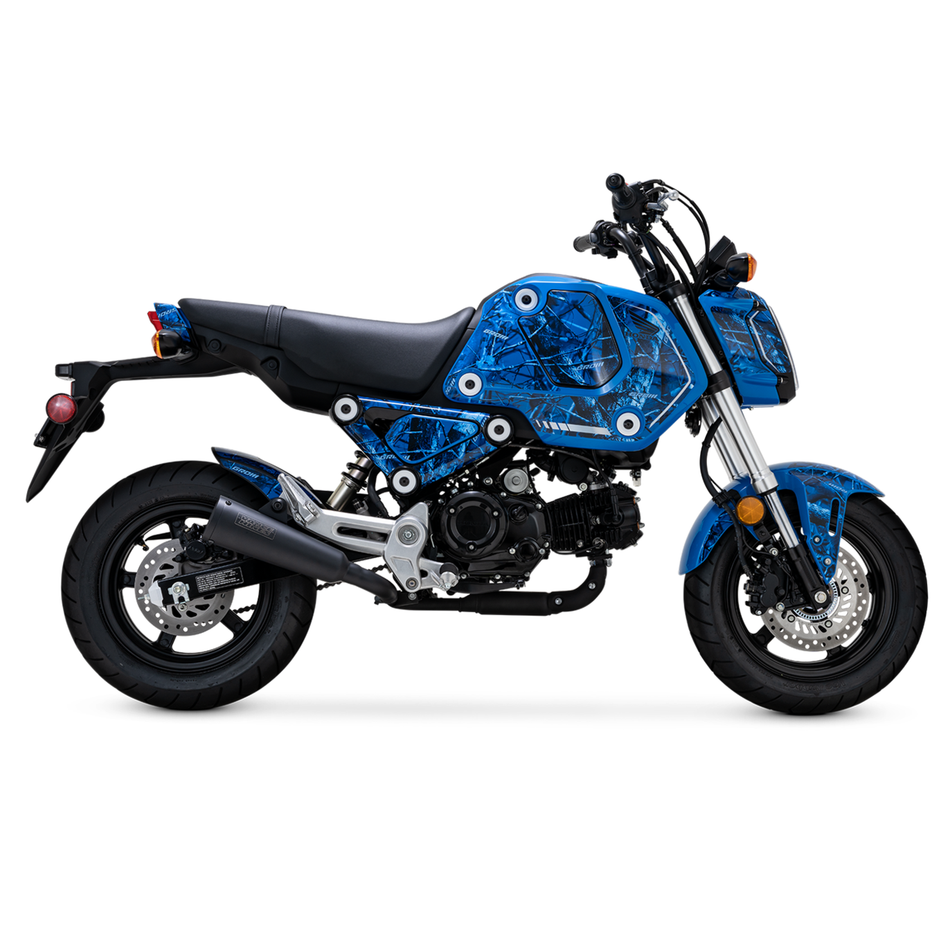Vance & Hines 48237 Black Upsweep Slip-On Muffler Honda Grom MSX125 22-Up