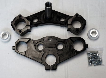 Hawg Halters 49MM Bolt On Triple Tree Kit 23" Wheel Raked Harley-Davidson FLT FLH 2014 | 49FLAX23