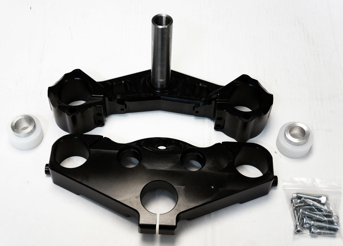 Hawg Halters 49MM Bolt On Triple Tree Kit 23" Wheel Raked Harley-Davidson FLT FLH 2014 | 49FLAX23