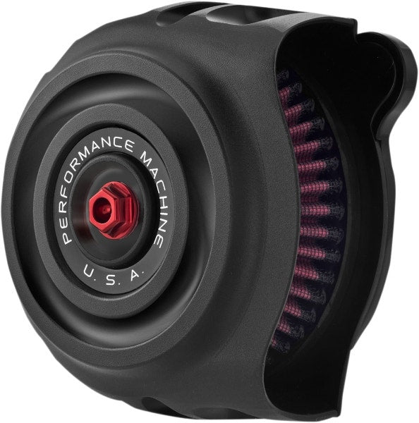 Performance Machine Vintage HP Air Cleaner Black Ops Cut Harley M8 17-Up