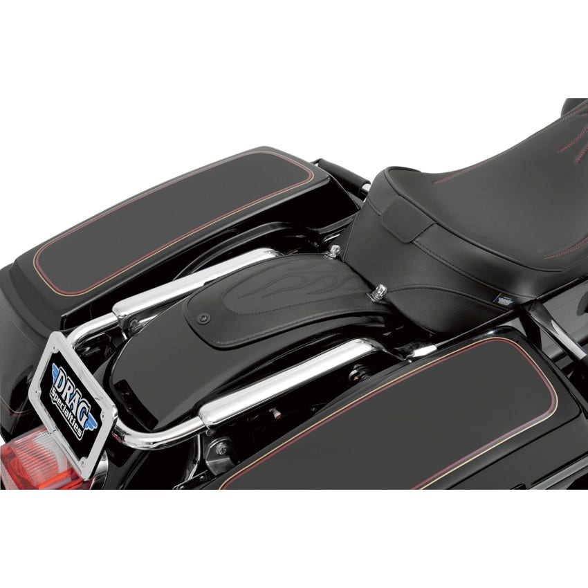 Drag Fender Skin W/Flame Stitch Auto-Grade Vinyl Center for Harley 99-21 Touring