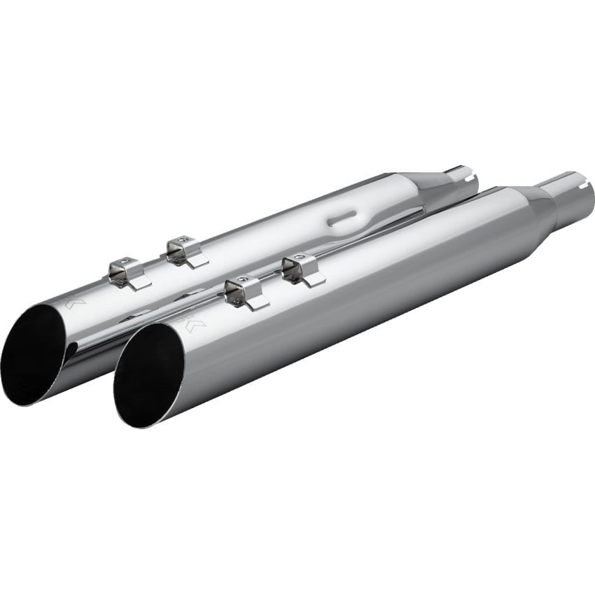 Khrome Werks 4" HP-Plus Slip-On Mufflers for Harley Touring Twin Cam and M8 Models
