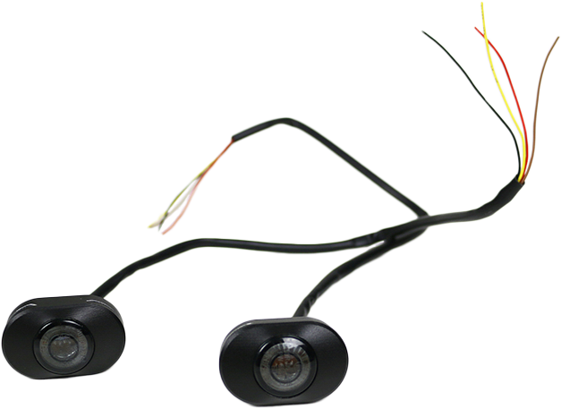Kodlin Black Sleek 3-1 Rear Indicator Turn Signals K68495 Harley Touring 06-Up