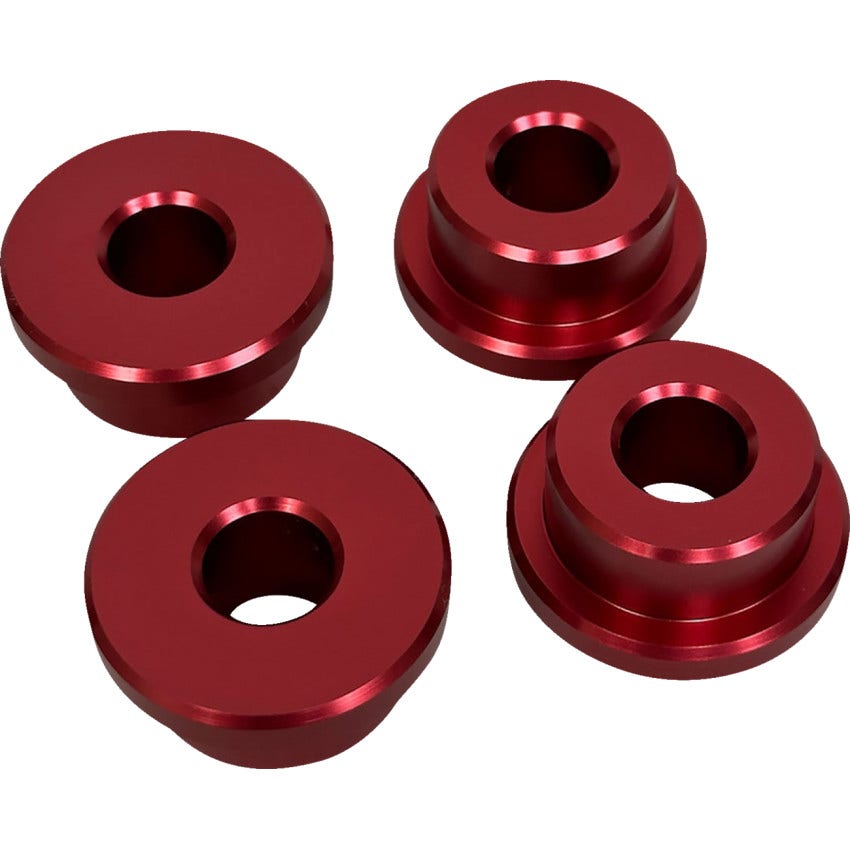 Pro-One Performance Red Solid Riser Bushing Kit Harley 84-17 Softail 91-17 FXD