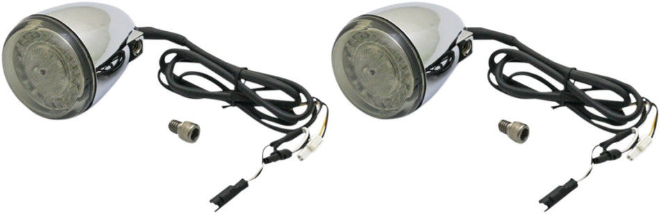 Custom Dynamics ProBeam Chrome Dynamic Ringz LED Turn Signals 14-19 Indian