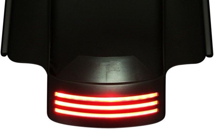 Custom Dynamics ProBeam Smoke Red LED Tribar Rear Fender Taillight 06-09 FLHX