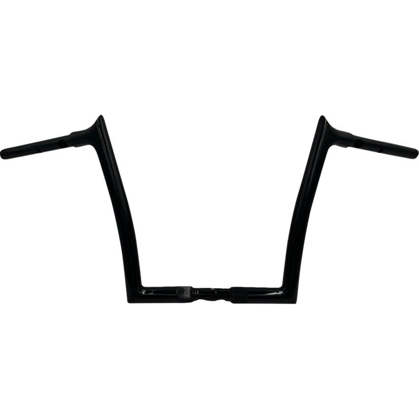FBI Inc Black 1-1/4" EZ Install Pointed Top 12" Handlebar for 23.5-Up FLTRX