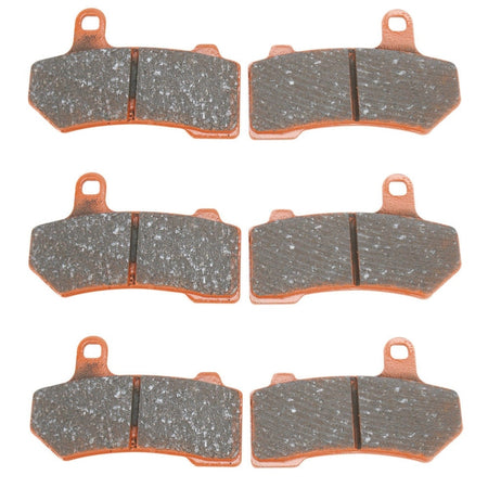 EBC FA409V x3 Semi Sintered Front/Rear Brake V Pads Set of 3 Harley FLH 08-18