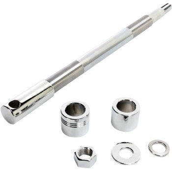 Drag Specialties Chrome Front Axle Kit 00-06 Harley FXST Softail 0214-0953
