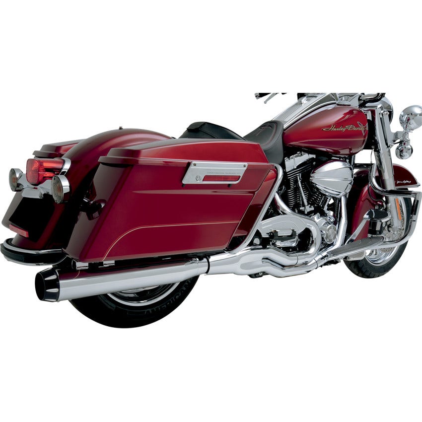 Bassani FLH-777 Chrome Road Rage II B1 Power 2:1 Touring Exhaust 95-16