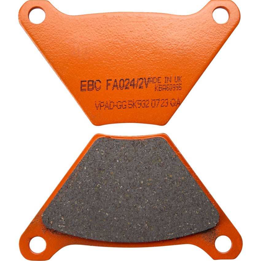 EBC Semi Sintered V Pad Front and Rear Brake Pads for Harley 72-84 FL / FLH