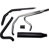 Khrome Werks 4.5" Outlaw 2-1 2-Step Exhaust System Harley Touring 09-16 No Tip