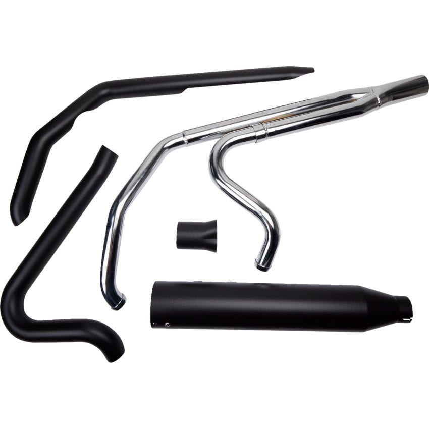 Khrome Werks 4.5" Outlaw 2-1 2-Step Exhaust System Harley Touring 09-16 No Tip