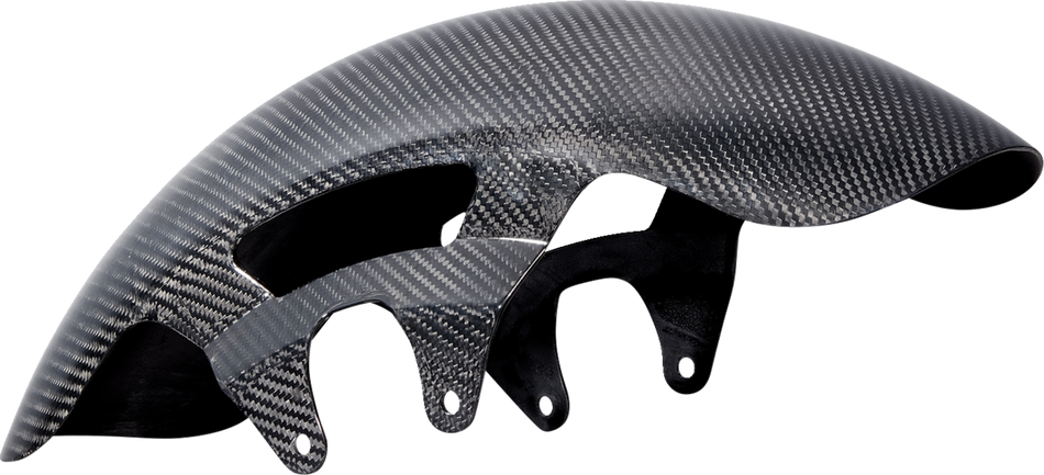 Arlen Ness Black Café Carbon Fiber 19" Front Fender 4 Harley 23-26 Touring