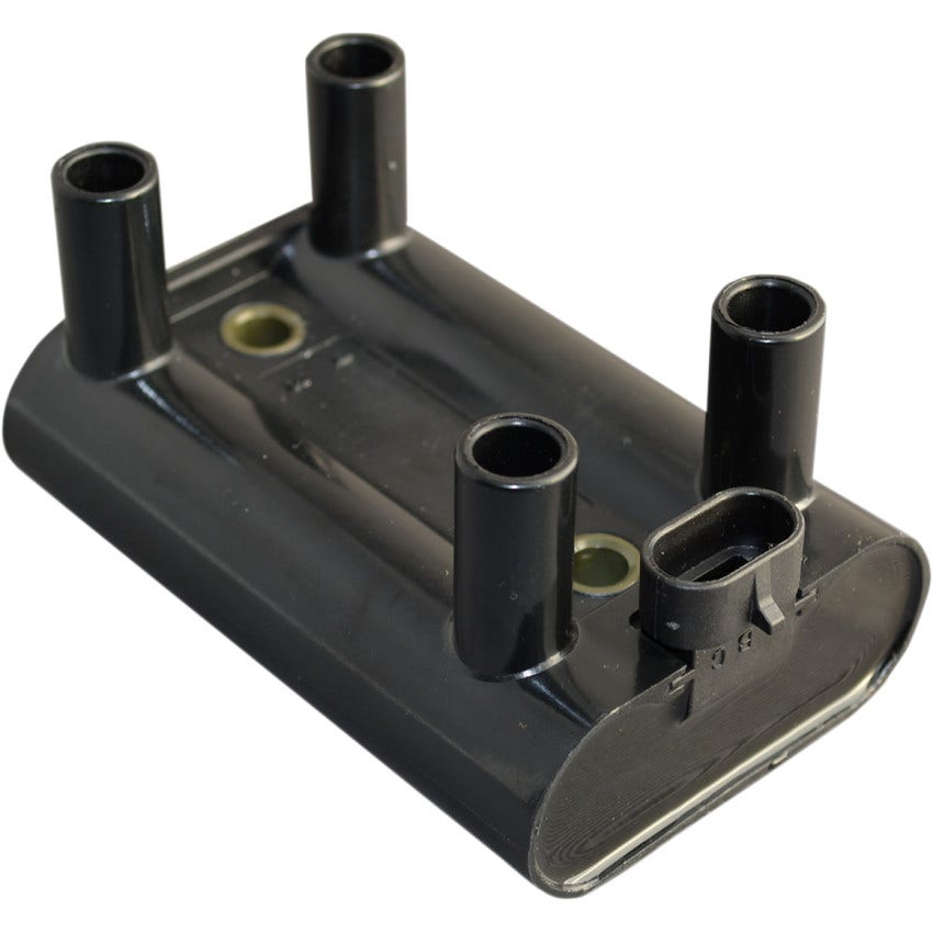Drag Specialties Black Dual-Fire Ignition Coil for Harley 2017-2021 Touring