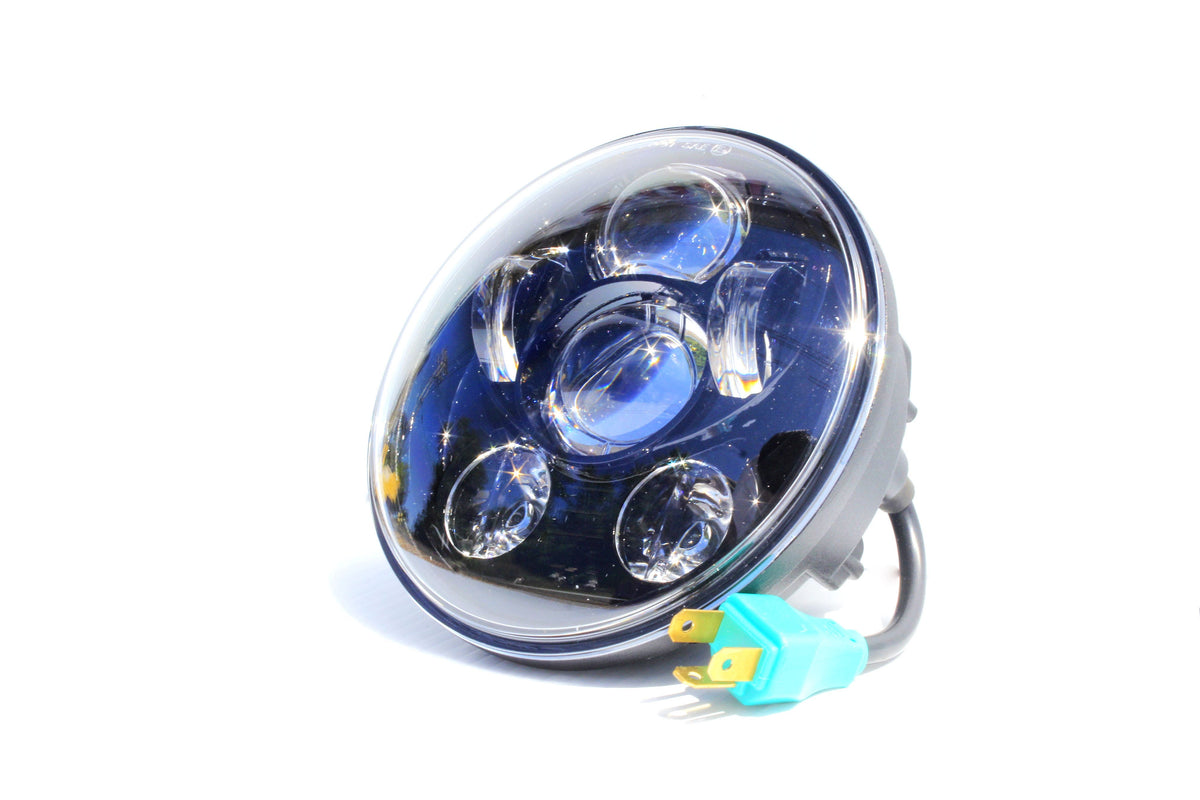 EPC 5.75" Ultra-Bright Daymaker Style Black LED Headlight Harley XL FXD FXST 