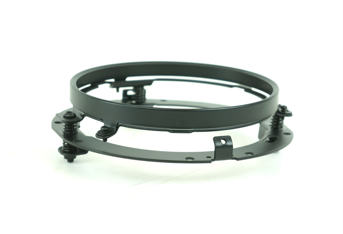 EPC 7" Headlight Mounting Bracket & Black Trim Ring for 94-13 Harley FLH & FLSTF
