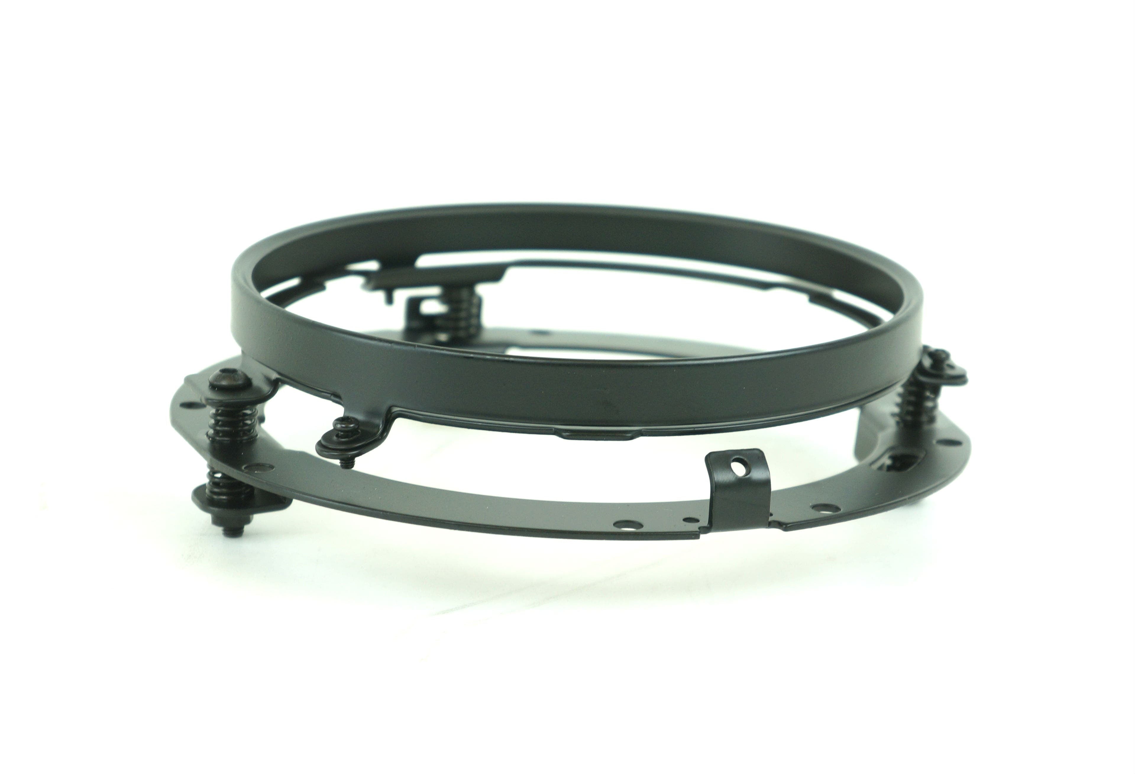 EPC 7" Headlight Mounting Bracket & Black Trim Ring for 94-13 Harley FLH & FLSTF