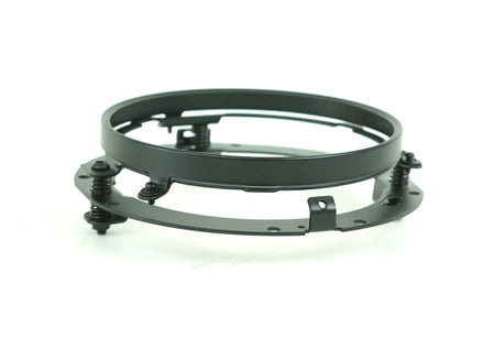EPC 7" Headlight Mounting Bracket & Black Trim Ring for 94-13 Harley FLH & FLSTF