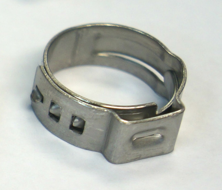 Oetiker Stepless One Ear Hose Clamp Harley - Size 5/8" 15.7mm 10 Pack
