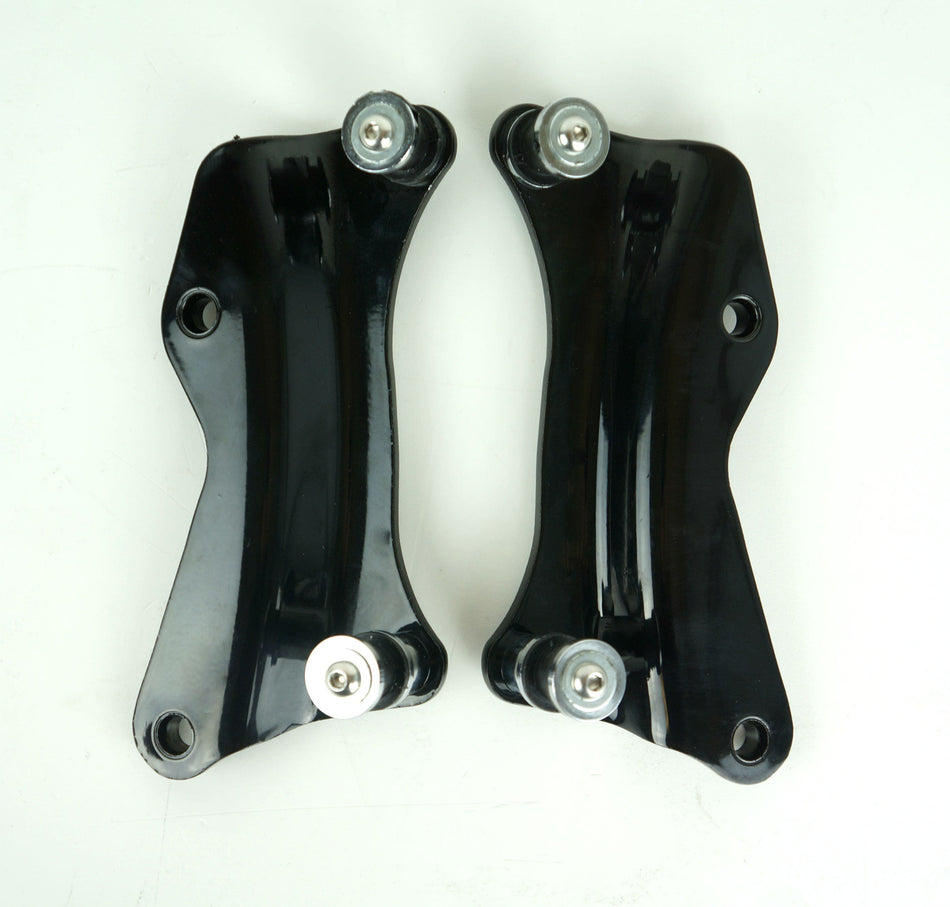 EPC Black 4 Point Docking Hardware Kit for 14-17 Harley Touring FLH & FLT Models 