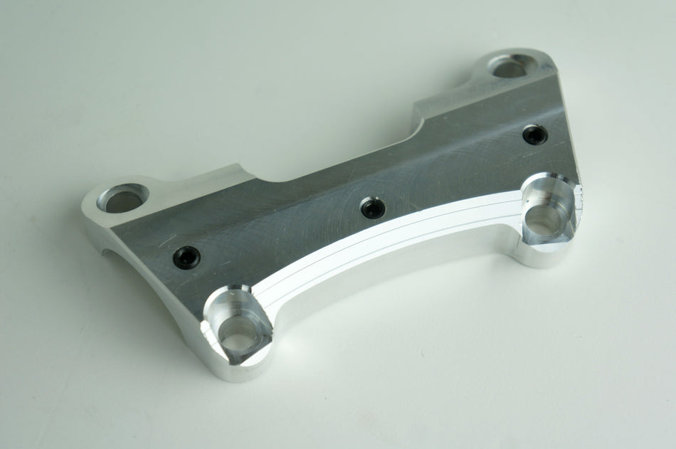 One 1 Piece Super Handlebar Clamp Top Riser w/ Setscrews 1.25" Harley FLTR 15-18