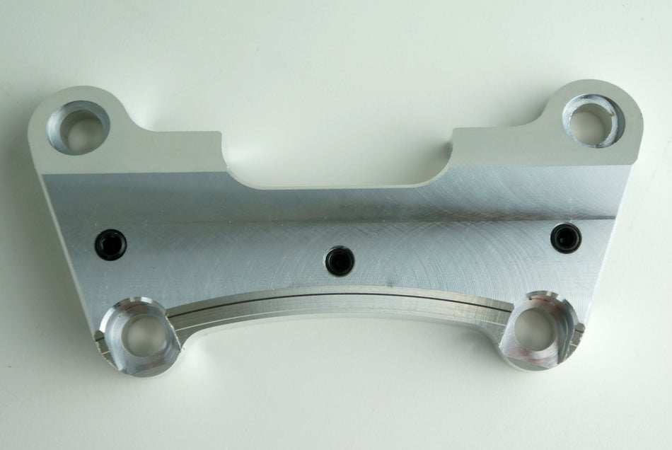 One 1 Piece Super Handlebar Clamp Top Riser w/ Setscrews 1.25" Harley FLTR 15-18