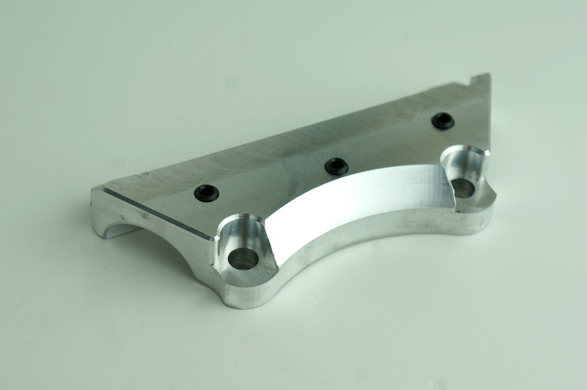 One 1 Piece Super Handlebar Clamp Top Riser Clamp w/ Setscrews Harley FLH/T