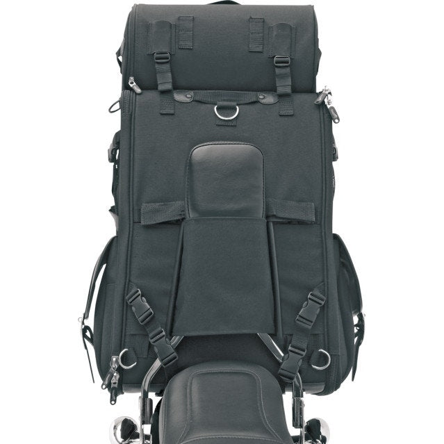 Saddlemen Desparado EX2200S Studded Black Deluxe Univ Sissy Bar Bag Motorcycle
