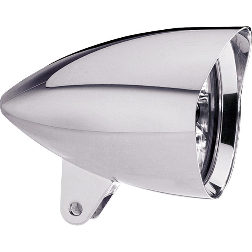 Headwinds 4-1/2" Chrome Mariah Concours Rocket Headlight Housing Harley