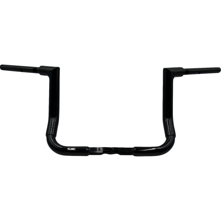 FBI Inc Black 1-1/2" EZ Install Flat Top 12" Handlebar for 23.5-24 FLHX