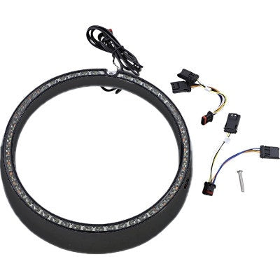 Custom Dynamics ProBeam Standard Turn Signal Black Ring Trim Harley FLH/T 14-20