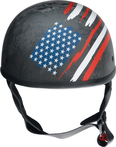 Z1R CC Beanie Justice Helmet - Black/Red/White/Blue