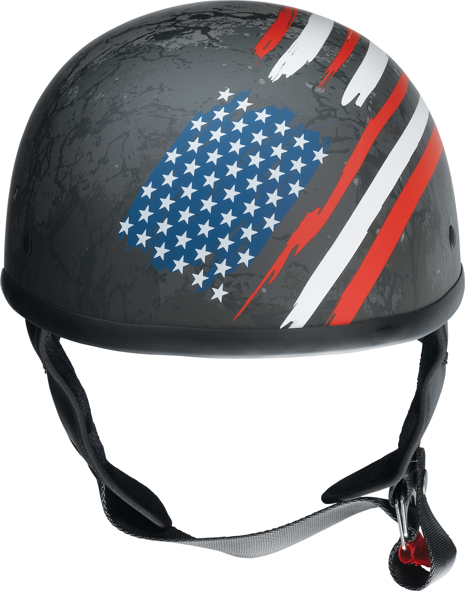 Z1R CC Beanie Justice Helmet - Black/Red/White/Blue
