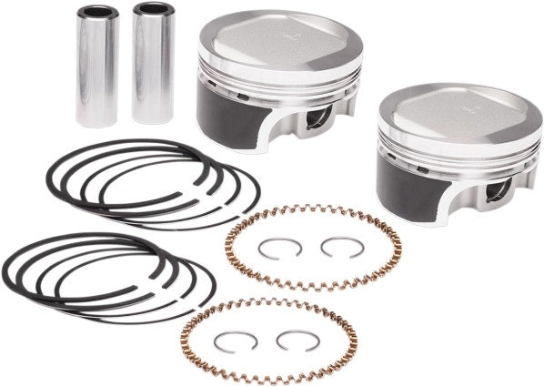 Wiseco K0212P1 Tracker Pistons +.010 Bore Sportster 883-1200 Evo 86-22