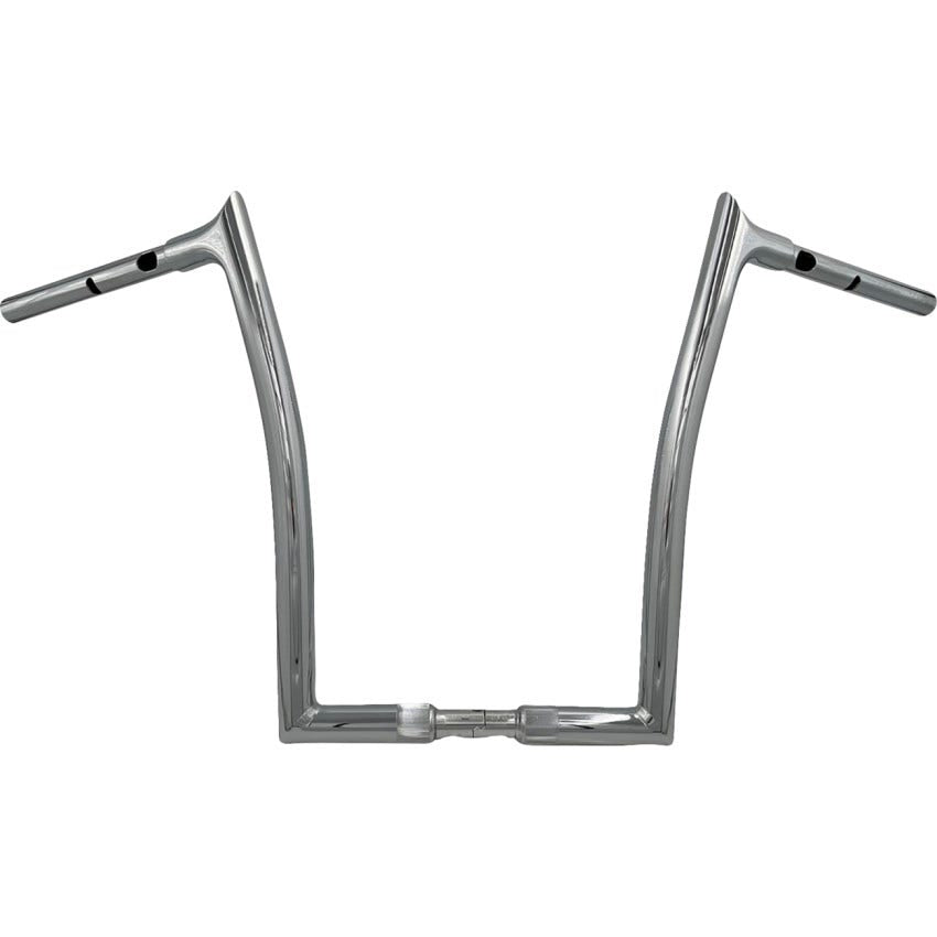 FBI Inc Chrome 1-1/4" EZ Install Pointed Top 16" Handlebar for 23.5-Up FLTRX