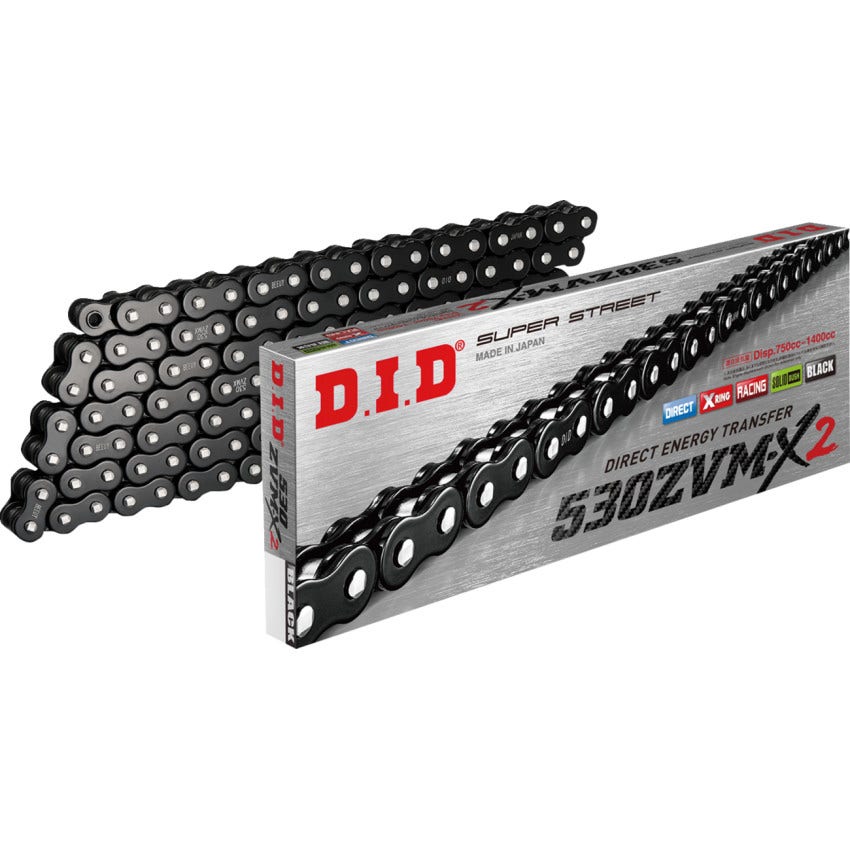 D.I.D. 530 ZVM-X2 Drive Chain 120 Links 4 Harley