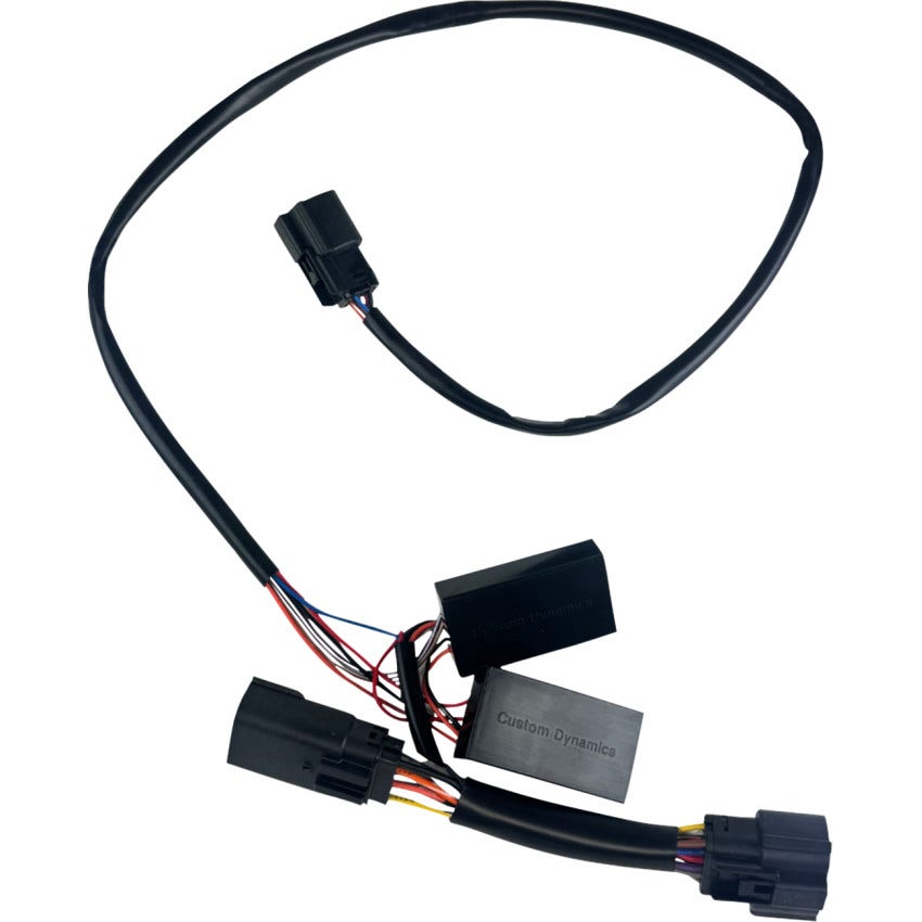 Custom Dynamics Quick Disconnect Tour Pak Wire Harness 4 Harley 23-25 FLH/FLT