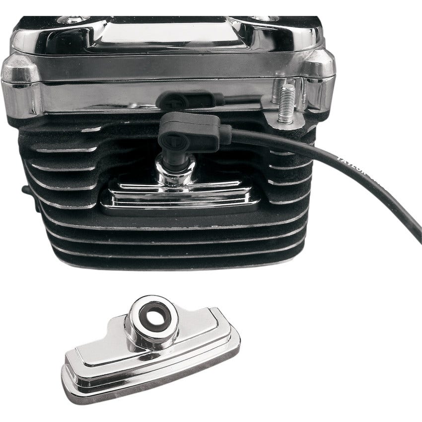 Drag Specialties Chrome 80" Head Bolt/Spark Plug Cover Harley 86-99 FL/FX Models