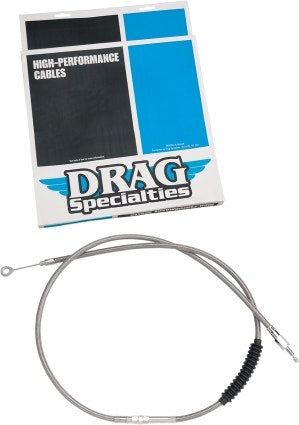 Drag Stainless Braided 62" Clutch Cable Harley Touring FLH FLT 89-06