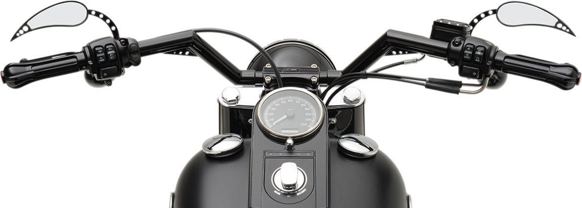 Buy Trask TM-2019BK Black V-Line 1.25" Handlebars 86-17 Harley FLS Dyna XL V-Rod 0601-2792 06012792 from Eastern Performance Cycles. Great prices and free shipping!
