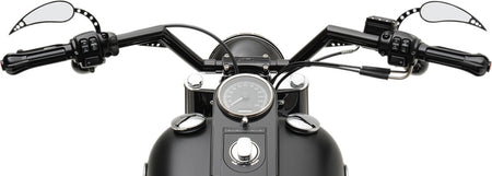 Buy Trask TM-2019BK Black V-Line 1.25" Handlebars 86-17 Harley FLS Dyna XL V-Rod 0601-2792 06012792 from Eastern Performance Cycles. Great prices and free shipping!