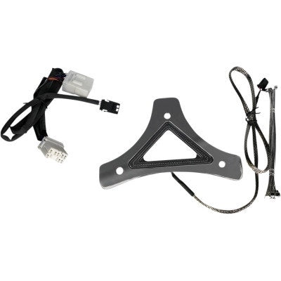 Custom Dynamics Dual Intensity Run/Brake LED Backrest Chrome Harley FLH/T 97-13