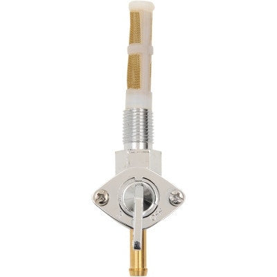 Drag Specialties Chrome 1/4" NPT Petcock Straight Fuel Outlet Motorcycle Harley